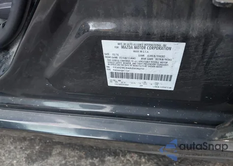 2010 Mazda Mazda6 S Touring Plus z USA, uszkodzony, nr VIN 1YVHZ8CB4A5M36210